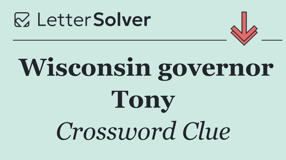 Wisconsin governor Tony