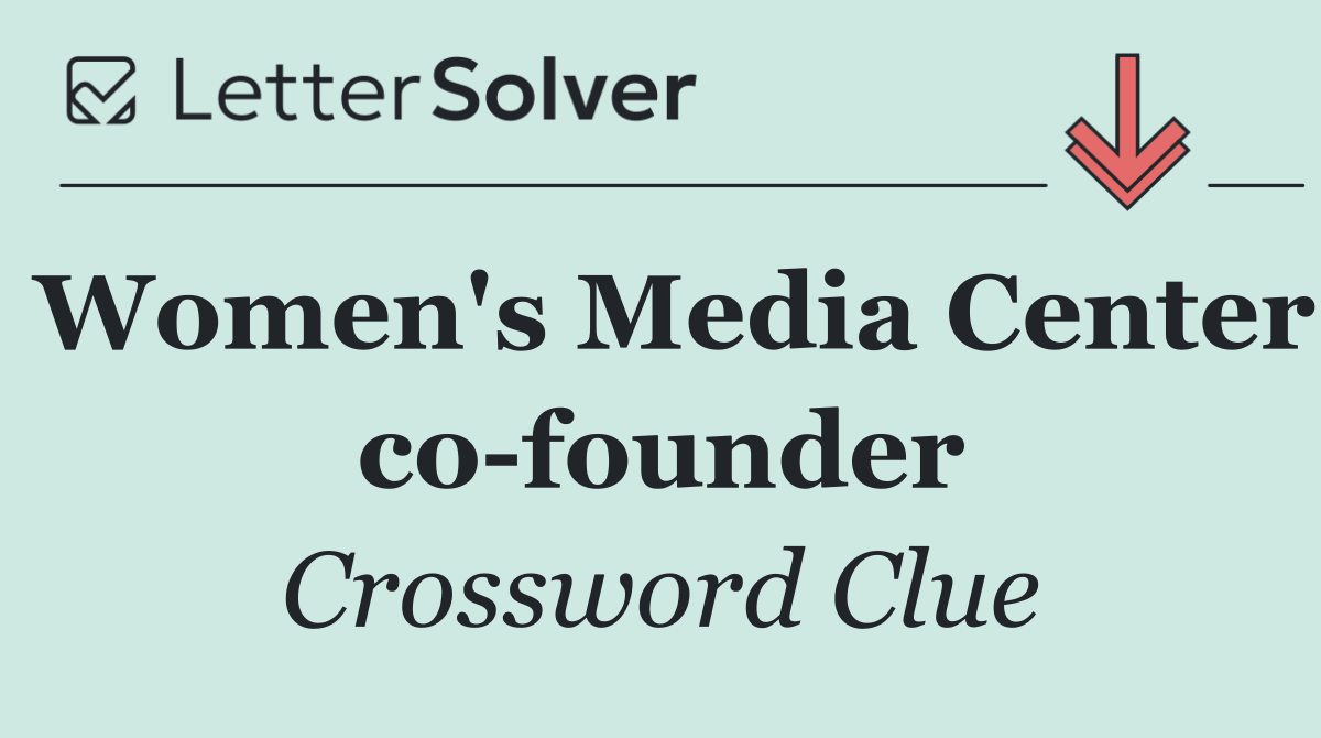 Women's Media Center co founder