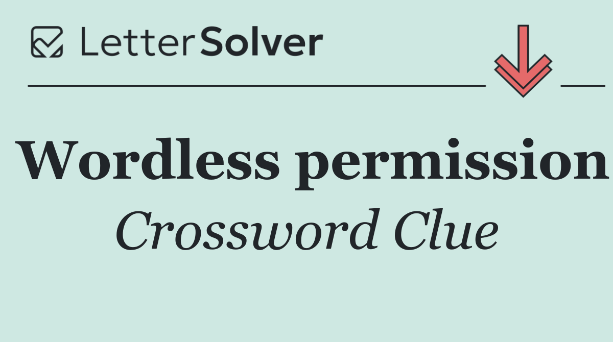 Wordless permission
