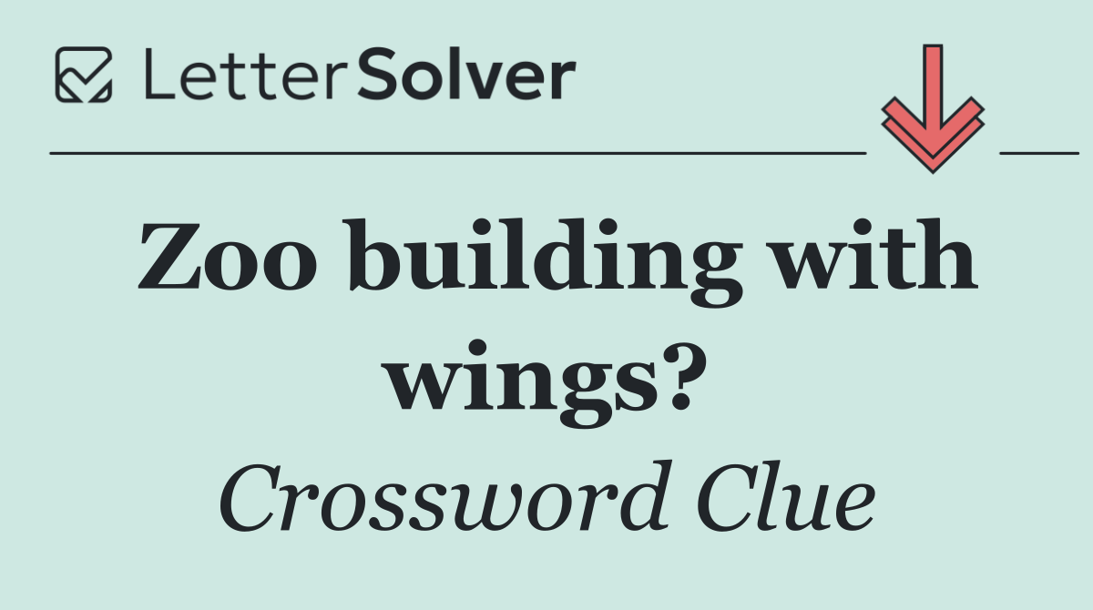 Zoo building with wings?
